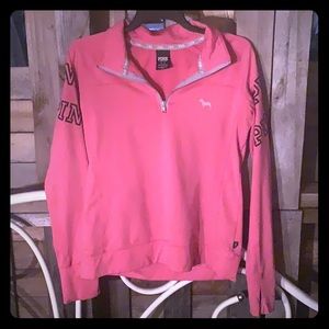Victoria’s Secret Pink 3 qtr zip up pull over